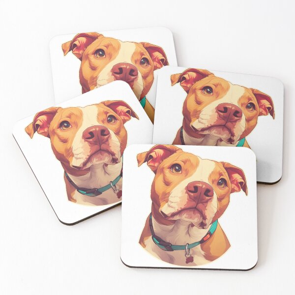 Item preview, Lindo cachorro de stafford bull terrier // lindo diseño de cachorro de stafford bull terrier // stafford bull terrier Tapetes para perros, lindos pañuelos para mascotas cachorros, Cachorros lindos Póster designed and sold by SMARTKIT DESIGNAGENCY.