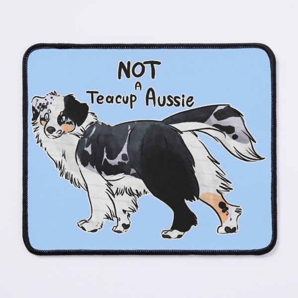 Item preview, Miniature American Shepherd- NOT A Teacup Aussie! (Tail / Blue Merle) designed and sold by Sparklepupfaeri.