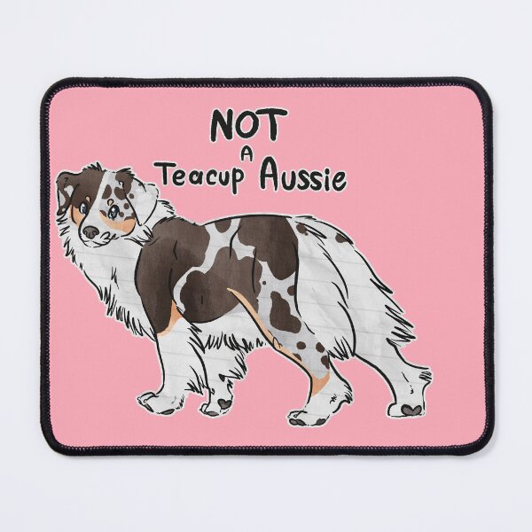 Item preview, Miniature American Shepherd- NOT A Teacup Aussie! (Docked / Red Merle) designed and sold by Sparklepupfaeri.