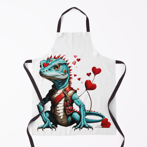 Item preview, Turquoise Rebel, Warrior Lizard - Valentine's day designed and sold by filusattila.