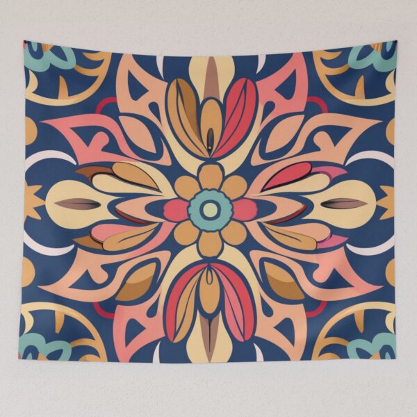 Aperçu de l'œuvre Motif de fleurs colorées créée et vendue par adlkh.