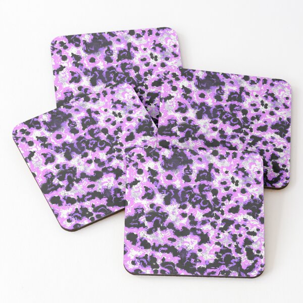 Item preview, Black and pink abstract pattern designed and sold by MariDaniArt.