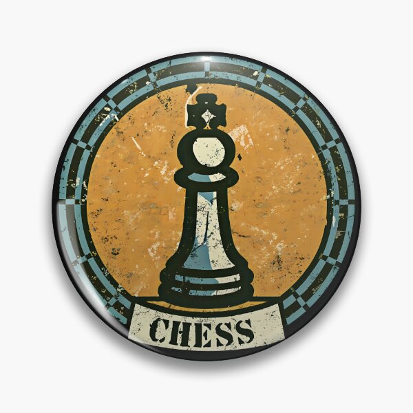 Item preview, Retro Chess Board Game Logo designed and sold by mrtraz.