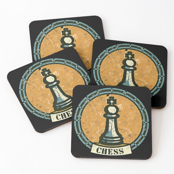 Item preview, Retro Chess Board Game Logo designed and sold by mrtraz.