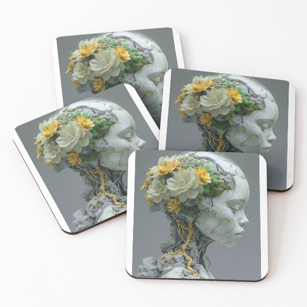 Item preview, Cyber flower  girl  designed and sold by Paintbase.
