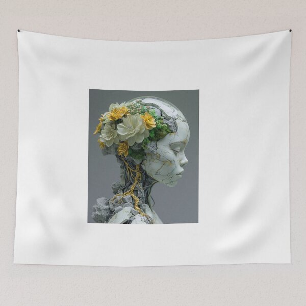 Item preview, Cyber flower  girl  designed and sold by Paintbase.