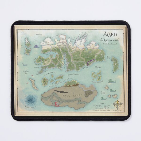 Item preview, Aerd: The Known World designed and sold by AeshnidaeMaps.