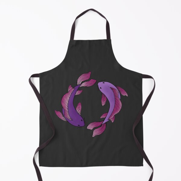 Item preview, koi fish - purple and pink designed and sold by Kiniusia.