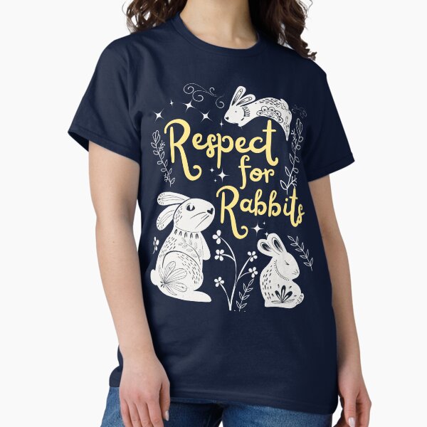 Item preview, Bunny Rabbit RESPECT whimsical designed and sold by swflrabbits.