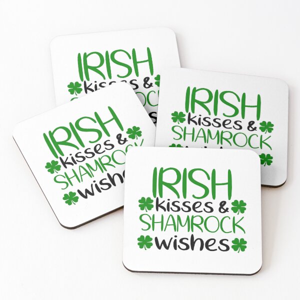 Item preview, Irish Kisses and Shamrock Wishes designed and sold by caFUNated.
