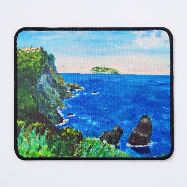 Item preview, Flores Island, The Azores (Acrylic Painting) designed and sold by Tyulnia.