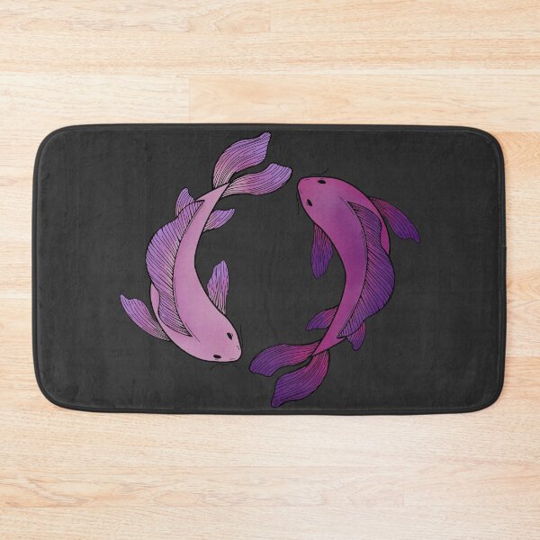Item preview, koi fish - pink and purple designed and sold by Kiniusia.