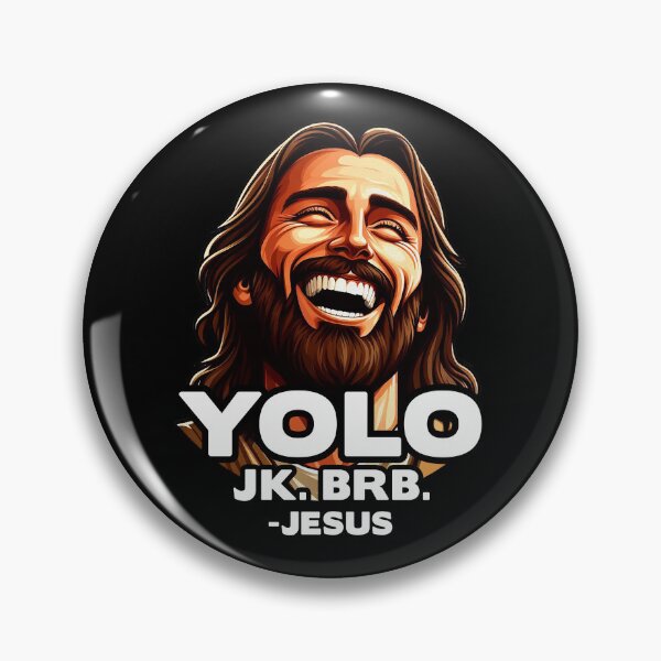 Item preview, YOLO JK BRB Jesus designed and sold by plushism.