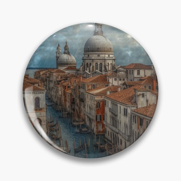 Item preview, A SERENE AFTERNOON BY THE GRAND CANAL designed and sold by ArtbyRolleen.