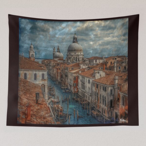 Item preview, A SERENE AFTERNOON BY THE GRAND CANAL designed and sold by ArtbyRolleen.