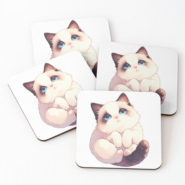 Item preview, Ragdoll cat  // Ragdoll cat cute design // Ragdoll cat Cat mats, Ragdoll cat pet bandanas, Ragdoll cat cute Poster designed and sold by SMARTKIT  DESIGNAGENCY.