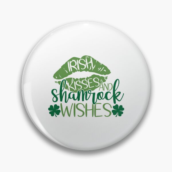 Item preview, Irish Kisses and Shamrock Wishes - Big Green Kiss Edition designed and sold by caFUNated.