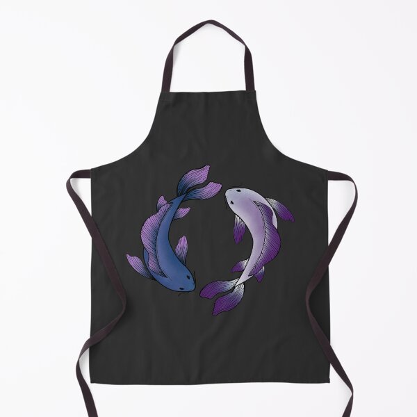 Item preview, koi fish - blue and purple designed and sold by Kiniusia.