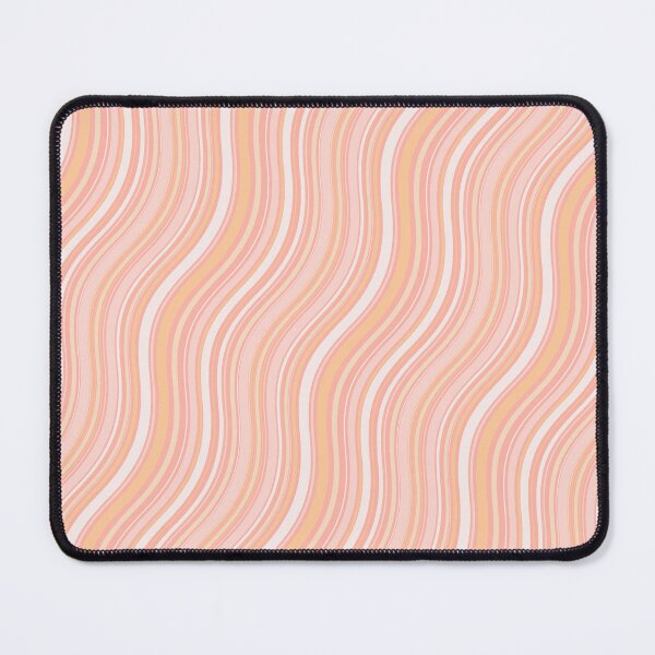 Item preview, Peach Pink & Yellow Parallel Wave Lines Infinity Pattern designed and sold by Alchemy-A-La-G.
