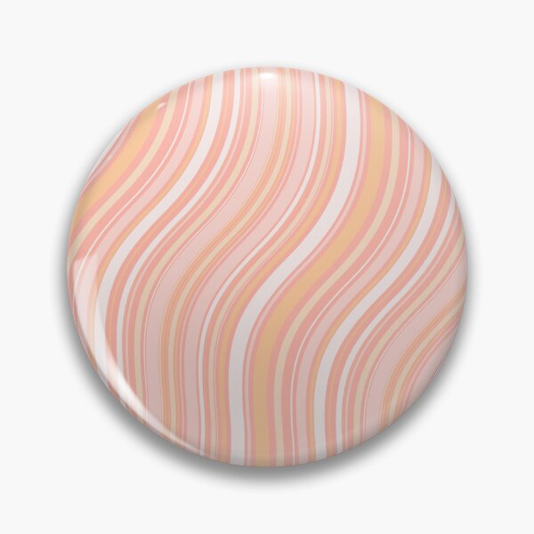 Item preview, Peach Pink & Yellow Parallel Wave Lines Infinity Pattern designed and sold by Alchemy-A-La-G.