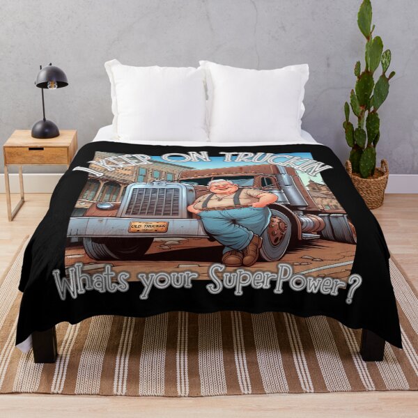 Item preview, I Keep on Truckin, whats your SuperPower? OLD TRUCKERS designed and sold by Michael van der Hoorn.