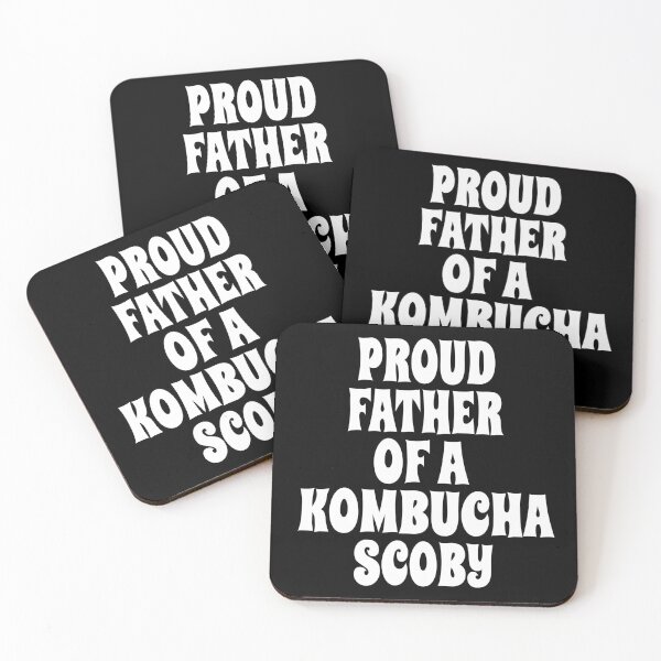 Item preview, PROUD FATHER OF A KOMBUCHA SCOBY design for tea fermentation, mushroom, probiotic, and digestion enthusiasts designed and sold by PuddleMart.