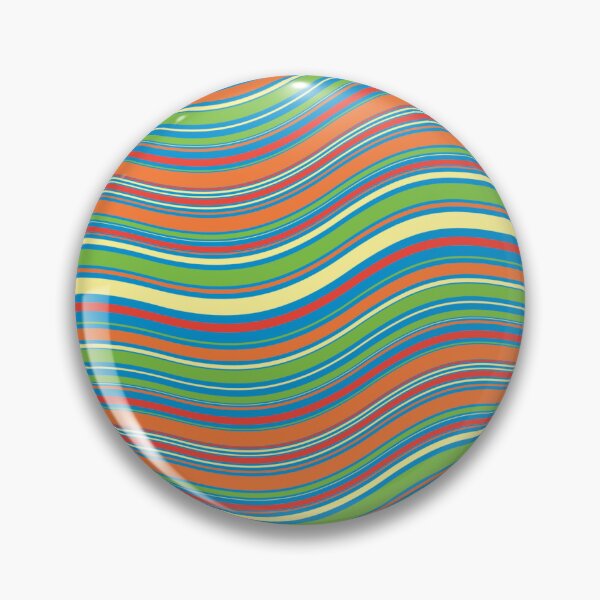 Item preview, Blue Red & Green Parallel Wave Lines Infinity Pattern designed and sold by Alchemy-A-La-G.