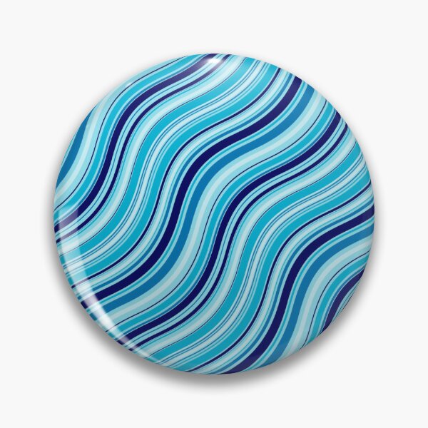 Item preview, Blue White & Navy Parallel Wave Lines Infinity Pattern designed and sold by Alchemy-A-La-G.
