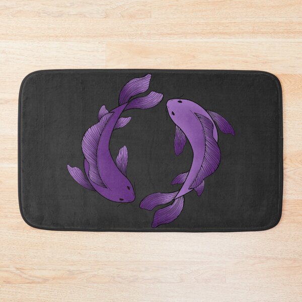 Item preview, koi fish - purple designed and sold by Kiniusia.