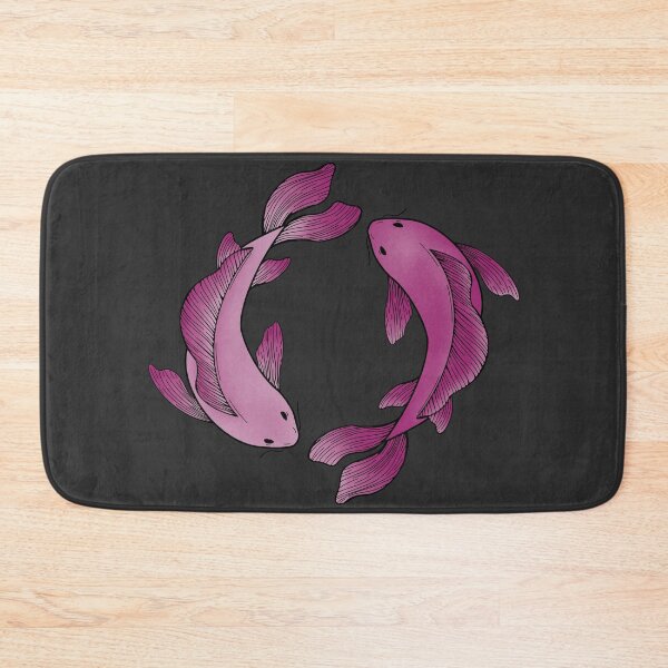 Item preview, koi fish - pink designed and sold by Kiniusia.