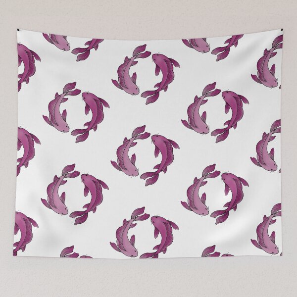 Item preview, koi fish - pink designed and sold by Kiniusia.