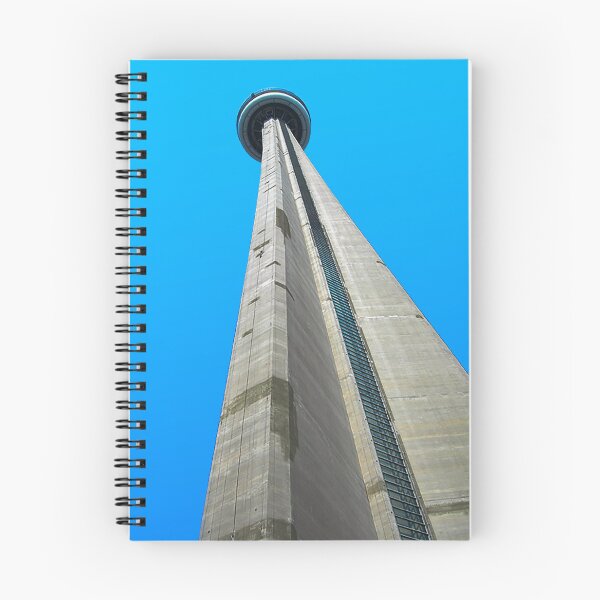 Item preview, Looking up at the CN Tower in Toronto, Canada against a blue sky designed and sold by Michael Brewer.