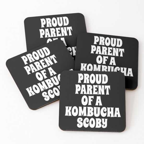 Item preview, PROUD PARENT OF A KOMBUCHA SCOBY design for tea fermentation, mushroom, probiotic, and digestion enthusiasts designed and sold by PuddleMart.