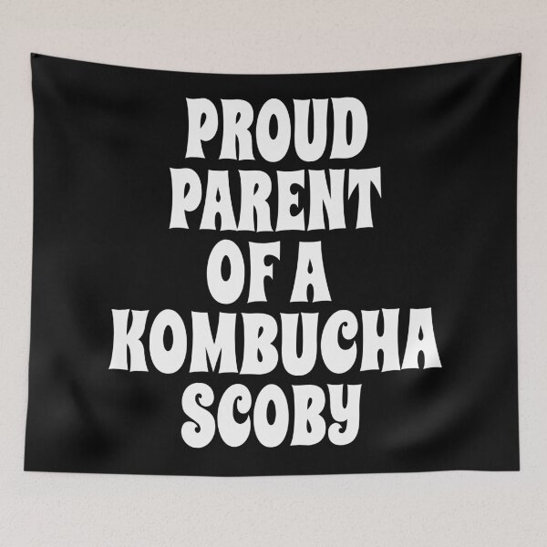 Item preview, PROUD PARENT OF A KOMBUCHA SCOBY design for tea fermentation, mushroom, probiotic, and digestion enthusiasts designed and sold by PuddleMart.