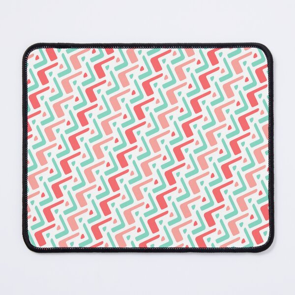 Item preview, White Pink & Green African Tribal Repeat Infinity Pattern designed and sold by Alchemy-A-La-G.