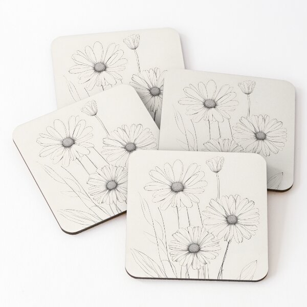 Item preview, Daisy Flower Line Drawing designed and sold by ADCImages.