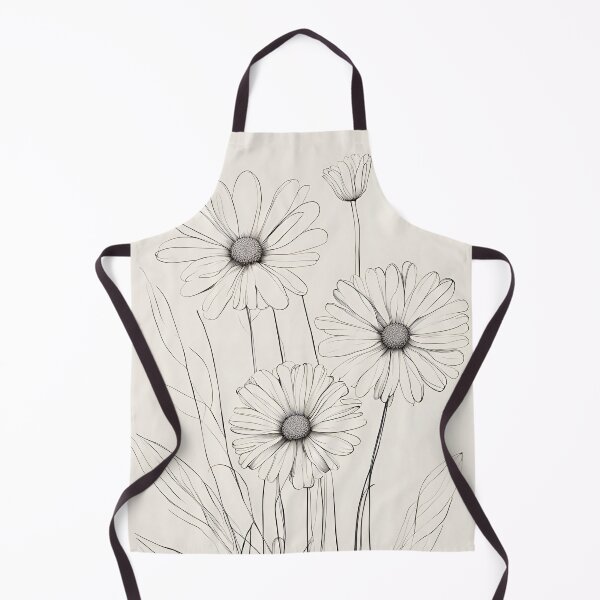 Item preview, Daisy Flower Line Drawing designed and sold by ADCImages.