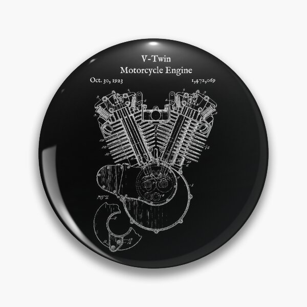 Item preview, Vintage V twin Motorcycle Engine designed and sold by mechprojects.