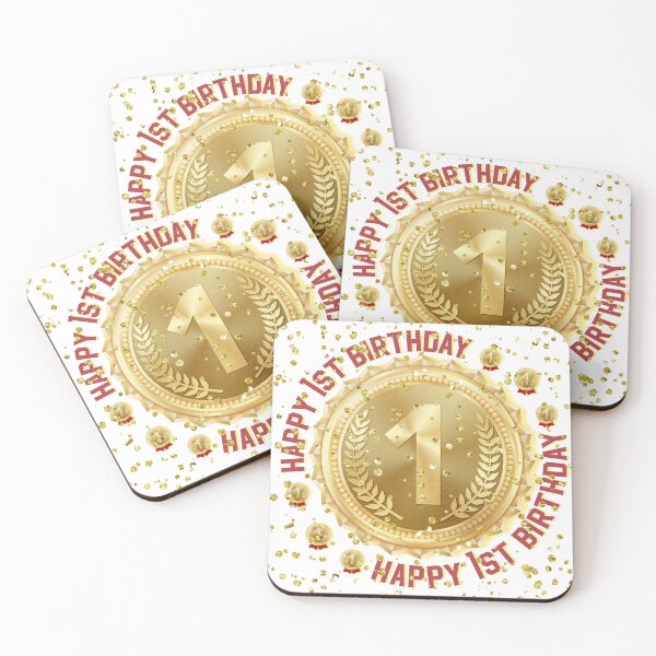 Item preview, Happy 1st Birthday Funny Funny  Gifts 1 Year Old  designed and sold by MatthewViews.