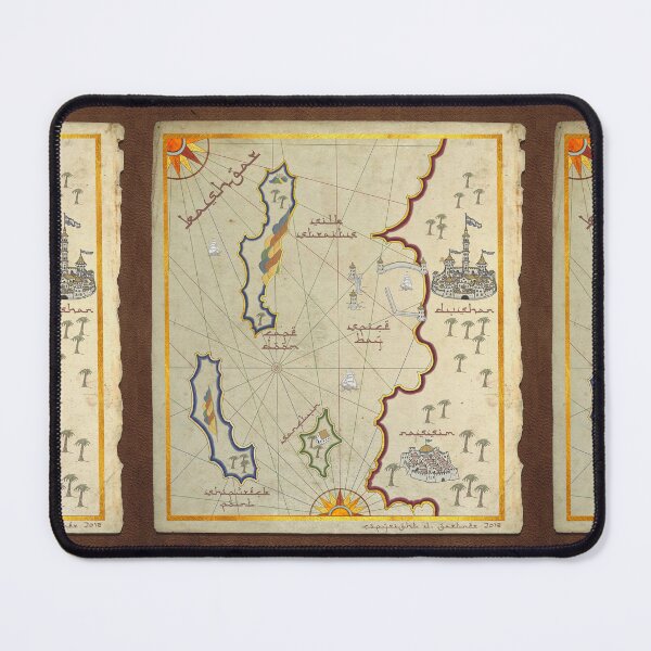 Item preview, Kashgar Portolan Chart designed and sold by AeshnidaeMaps.