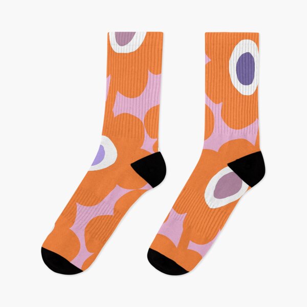 Item preview, Iconic Modern Scandinavian Flowers in Pink, Orange and Purple designed and sold by Deutschic.