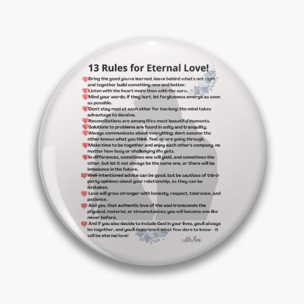 Item preview, Inspirational Love Rules for Valentine's: Find Eternal Love  designed and sold by TeeAauthenticF.