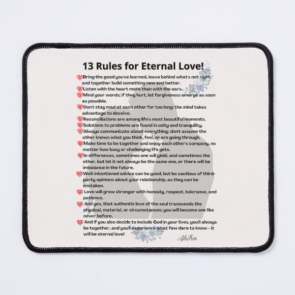 Item preview, Inspirational Love Rules for Valentine's: Find Eternal Love  designed and sold by TeeAauthenticF.