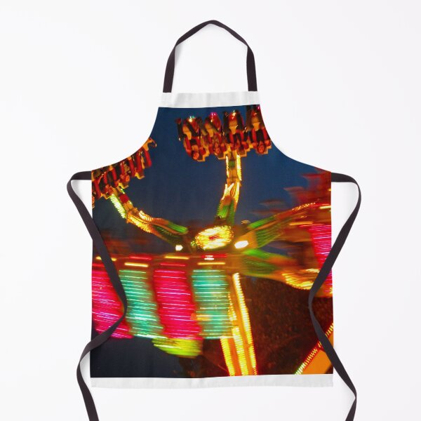 Item preview, People riding a spinning carnival ride at night designed and sold by Michael Brewer.
