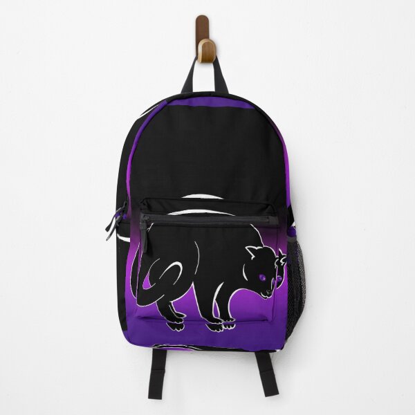 Item preview, Faithful/Pounce: Black Cat w/Violet Eyes (Gradient Bkgd) designed and sold by MptR.