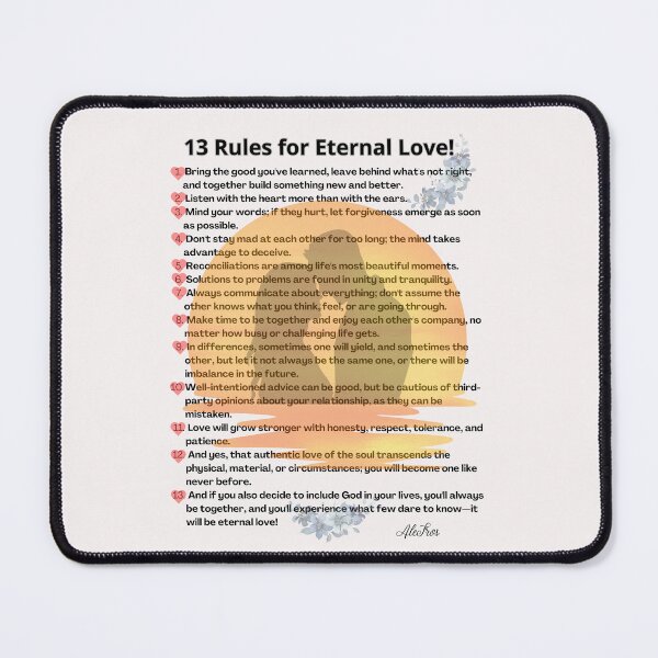 Item preview, Inspirational Love Rules for Valentine's: Find Eternal Love designed and sold by TeeAauthenticF.