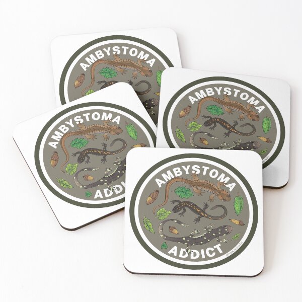 Item preview, Ambystoma Addict: West (Grey) designed and sold by Fran  Creates Art.