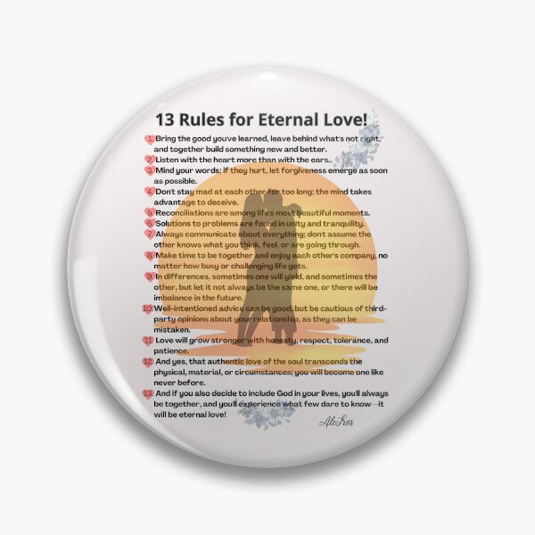 Item preview,  Inspirational Love Rules for Valentine's: Find Eternal Love  designed and sold by TeeAauthenticF.