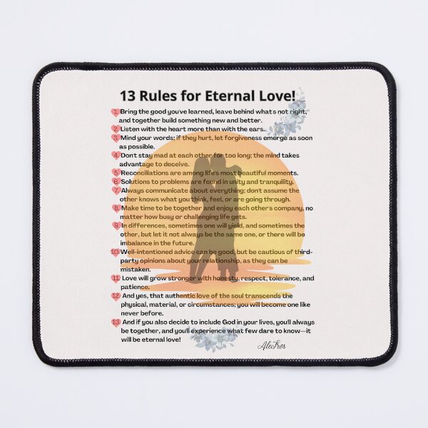 Item preview, Inspirational Love Rules for Valentine's: Find Eternal Love designed and sold by TeeAauthenticF.