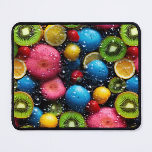 Item preview, Hyper Realistic Colorful Mixed Fruit in Water Seamless designed and sold by SourHeadPattern.